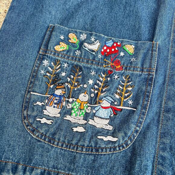 Casey Coleman 4 Seasons Denim 100% Cotton Shacket Chore Jacket Sz M/L - Picture 6 of 9